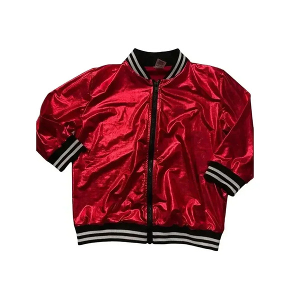 Weissman Cropped Metallic Windbreaker - LC